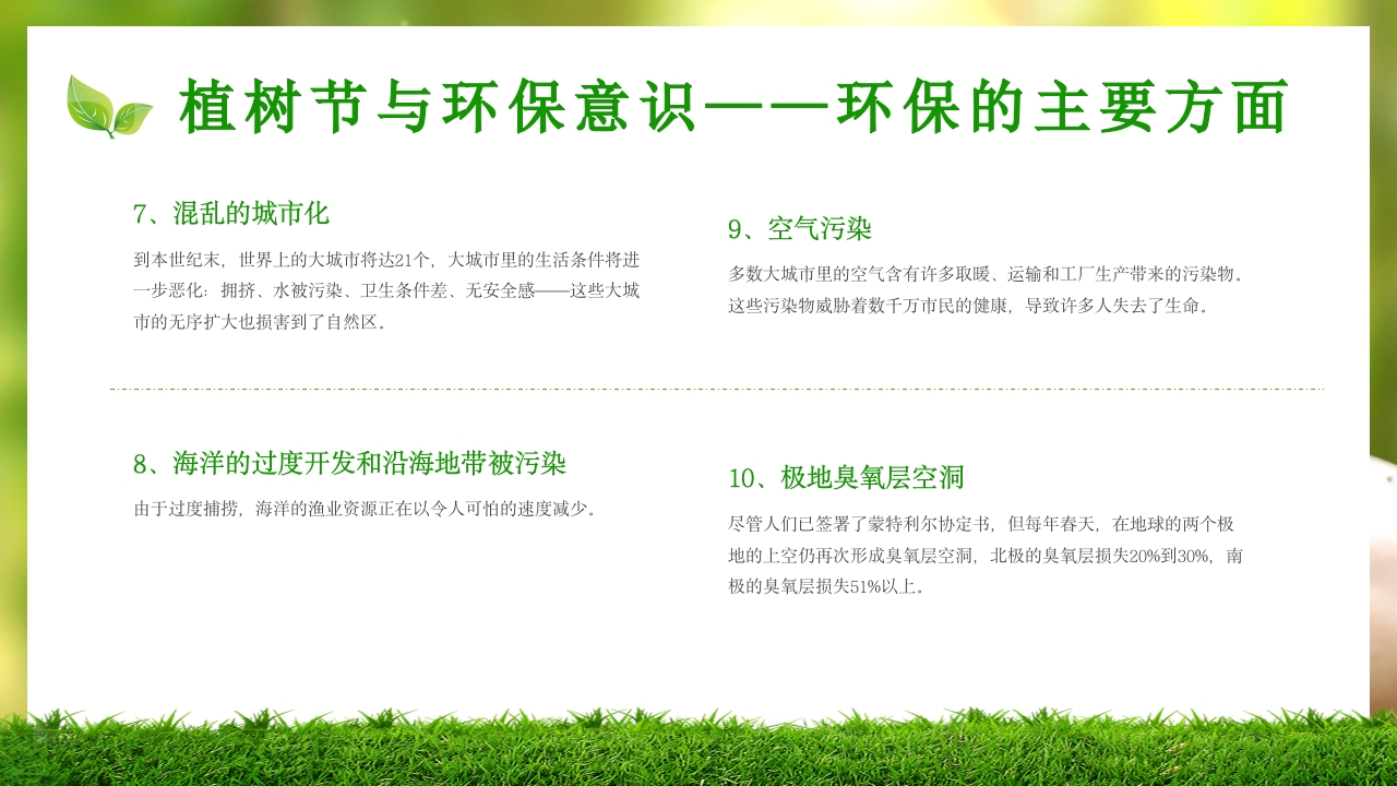 中小学植树节主题班会PPT课件18