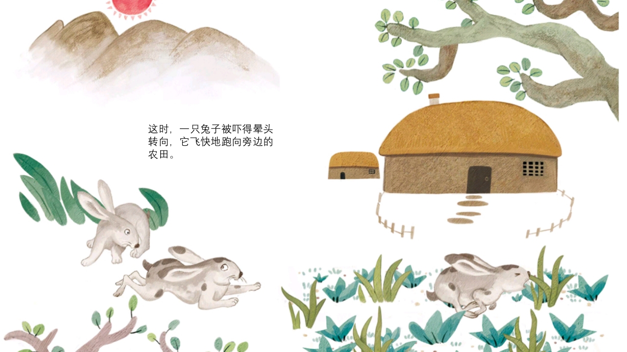 《守株待兔》儿童成语故事绘本PPT课件7