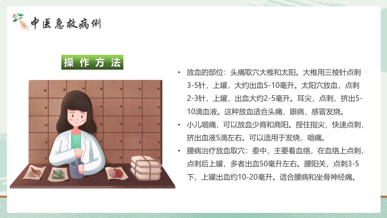 《医者仁心》中医急救知识科普PPT课件29