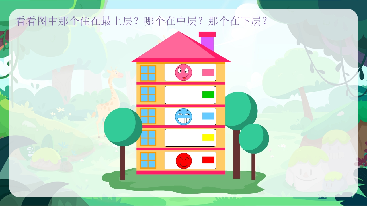 《认识上中下》幼儿园科学活动教育PPT课件7