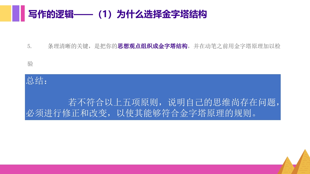 金字塔原理逻辑思维写作表达培训PPT课件10
