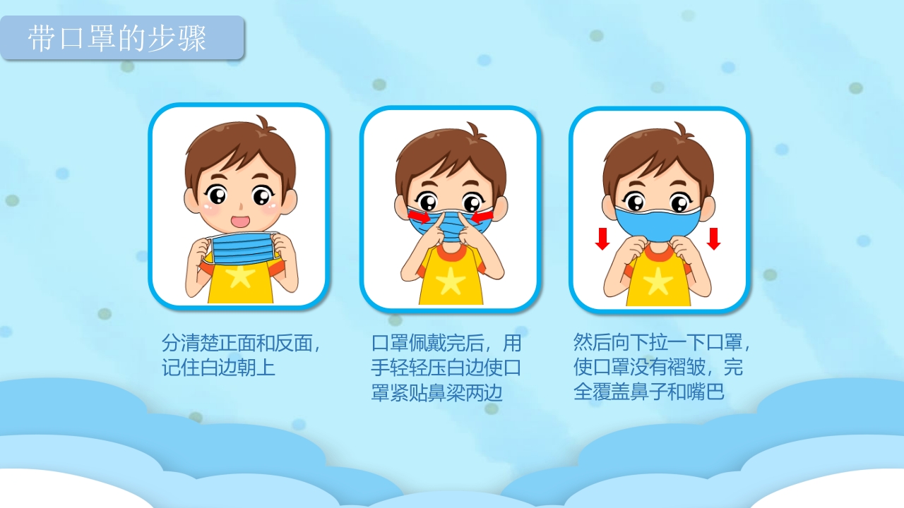 《怎样正确戴口罩》幼儿园健康教育PPT课件11