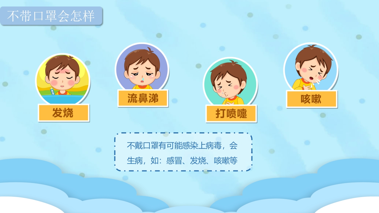 《怎样正确戴口罩》幼儿园健康教育PPT课件8