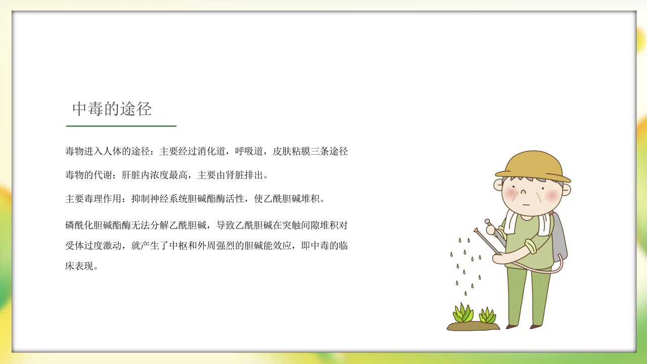 有机磷农药中毒护理PPT课件5