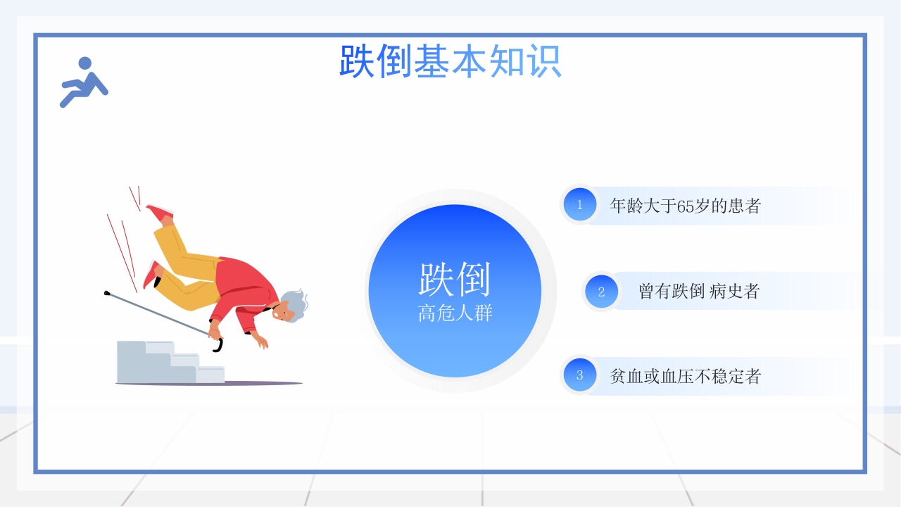 医疗跌倒坠床健康宣教PPT课件5
