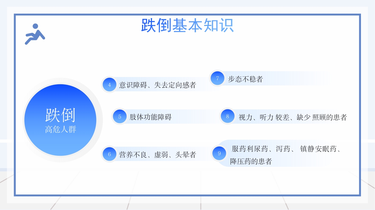 医疗跌倒坠床健康宣教PPT课件6