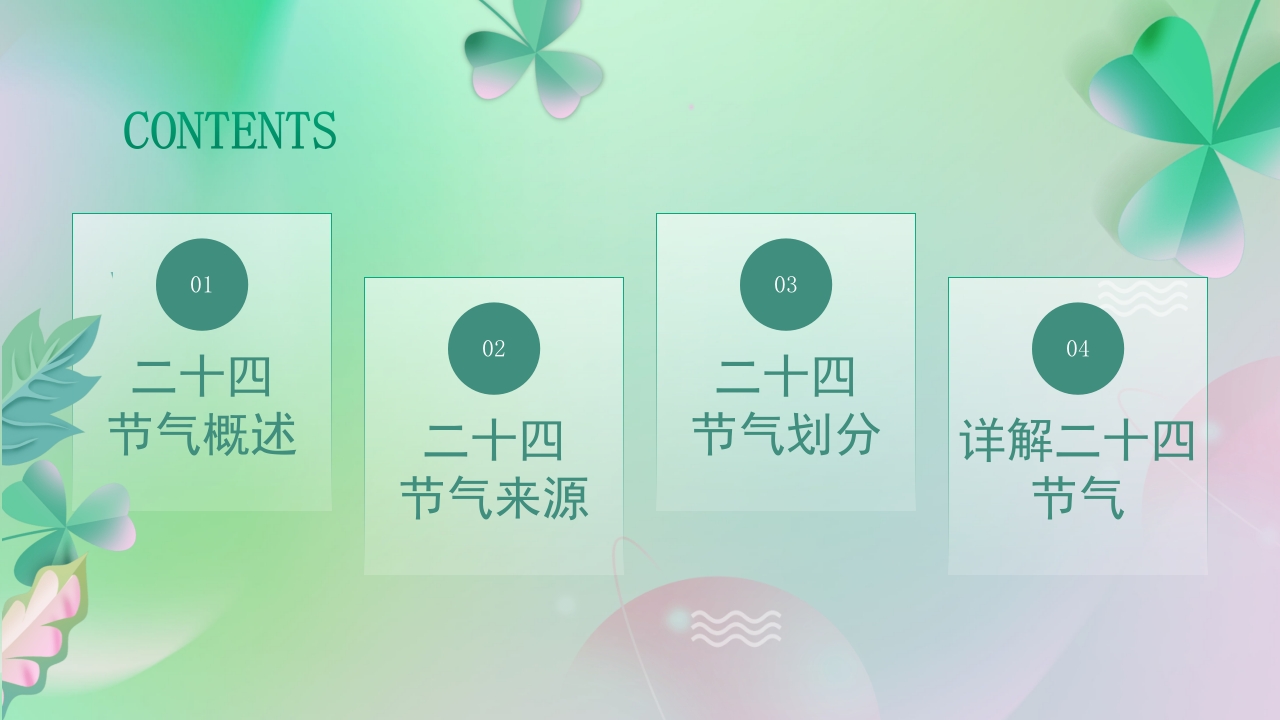 《四季轮回中节气知多少》二十四节气主题班会PPT课件2