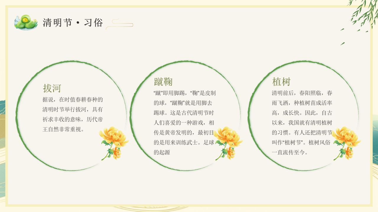 清明节主题PPT课件15