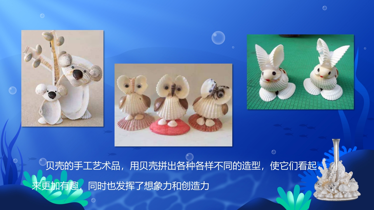 《美丽的贝壳》幼儿园小班科学教育活动PPT课件10