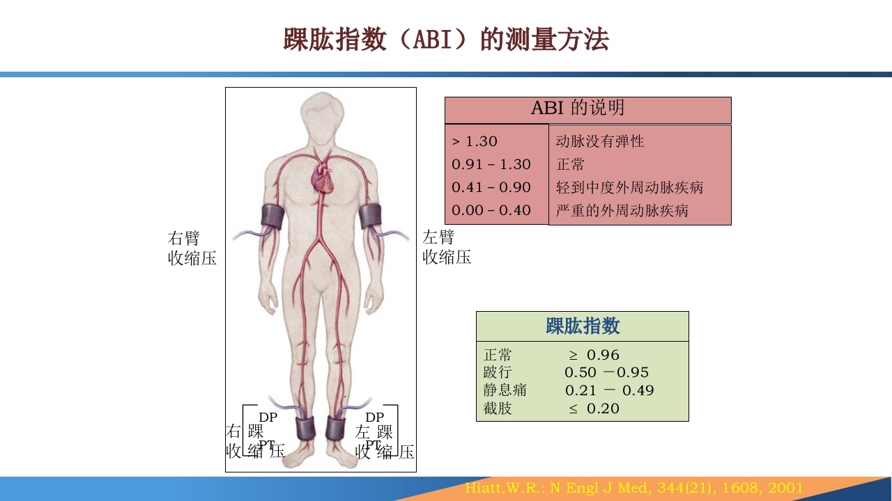 糖尿病患者合并周围动脉病变的诊断PPT课件22