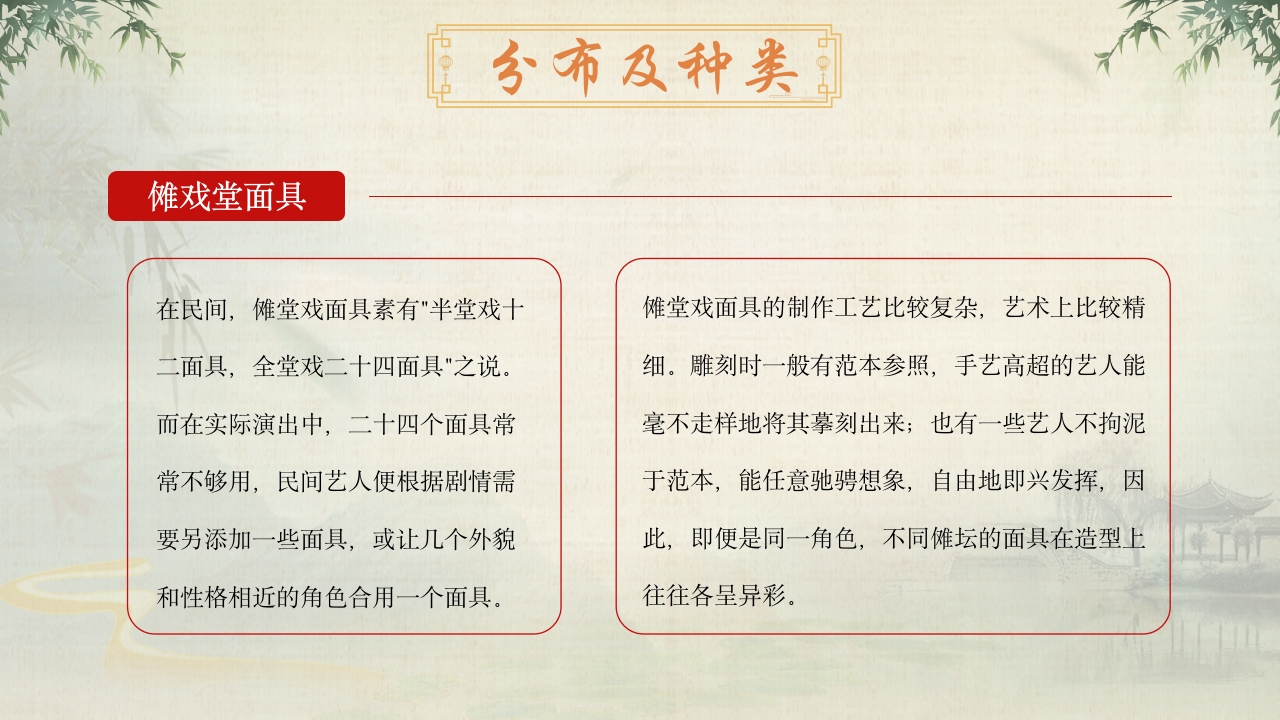 中国非遗文化傩戏面具知识介绍PPT课件16