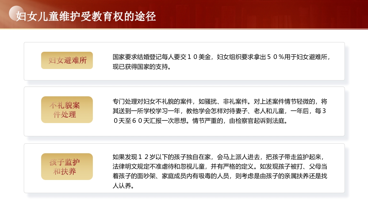 妇女权益保护法律知识讲座PPT课件11