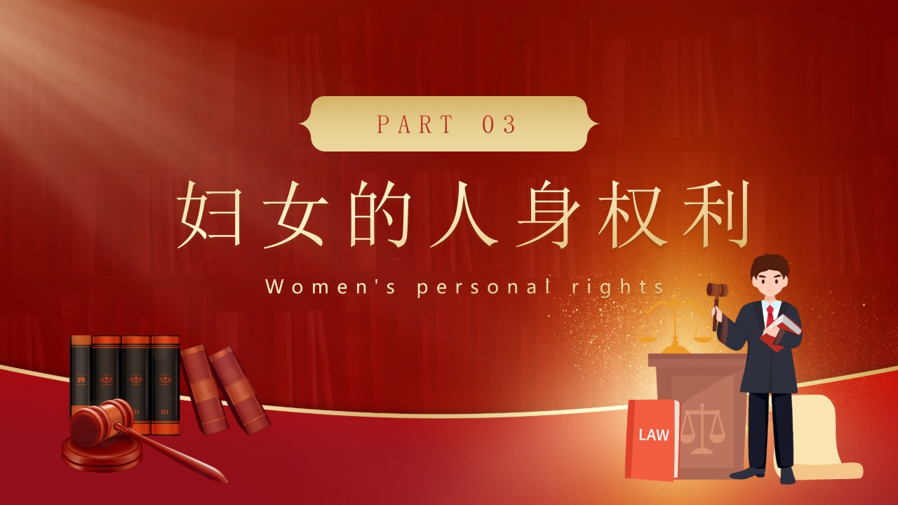 妇女权益保护法律知识讲座PPT课件12