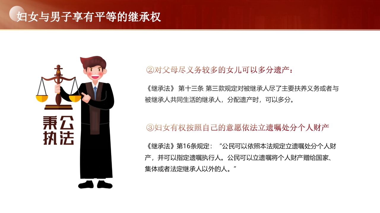 妇女权益保护法律知识讲座PPT课件20