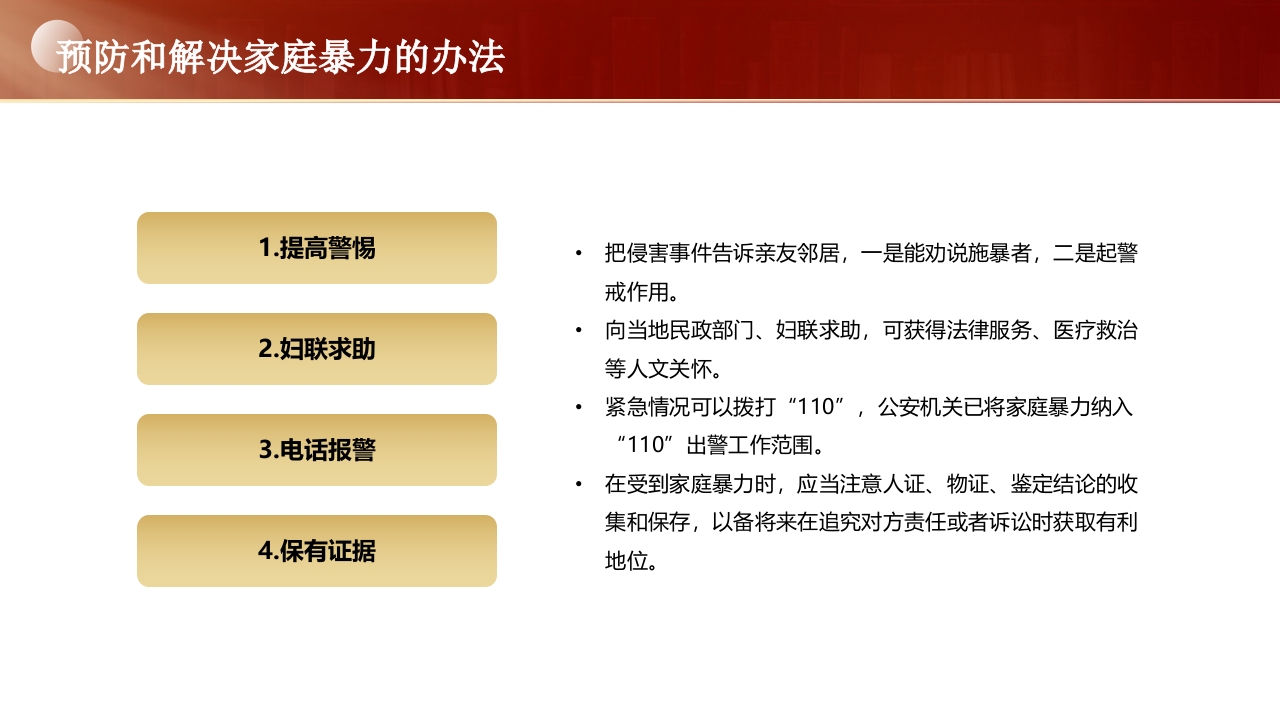 妇女权益保护法律知识讲座PPT课件33