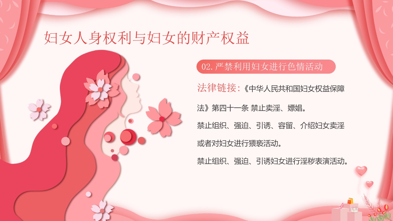 《妇女权益保障法》法律知识讲座PPT课件14