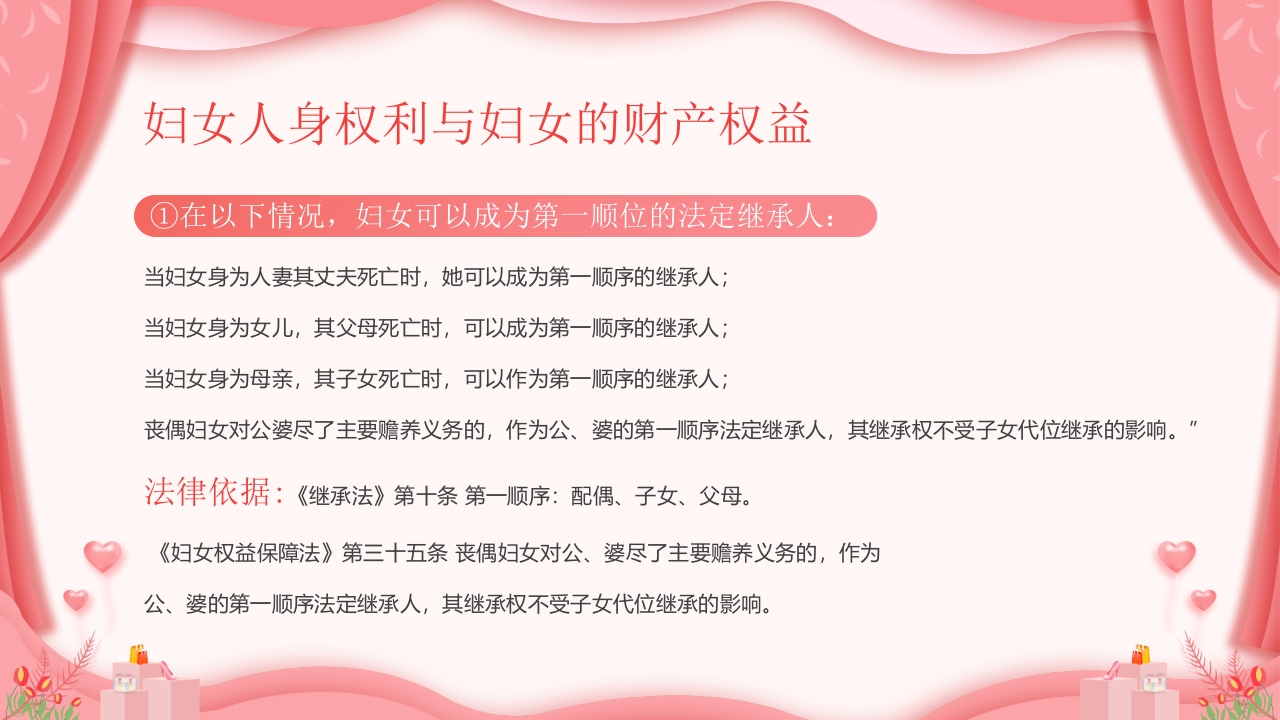 《妇女权益保障法》法律知识讲座PPT课件18