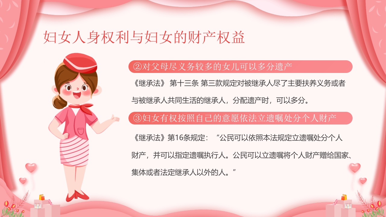 《妇女权益保障法》法律知识讲座PPT课件19