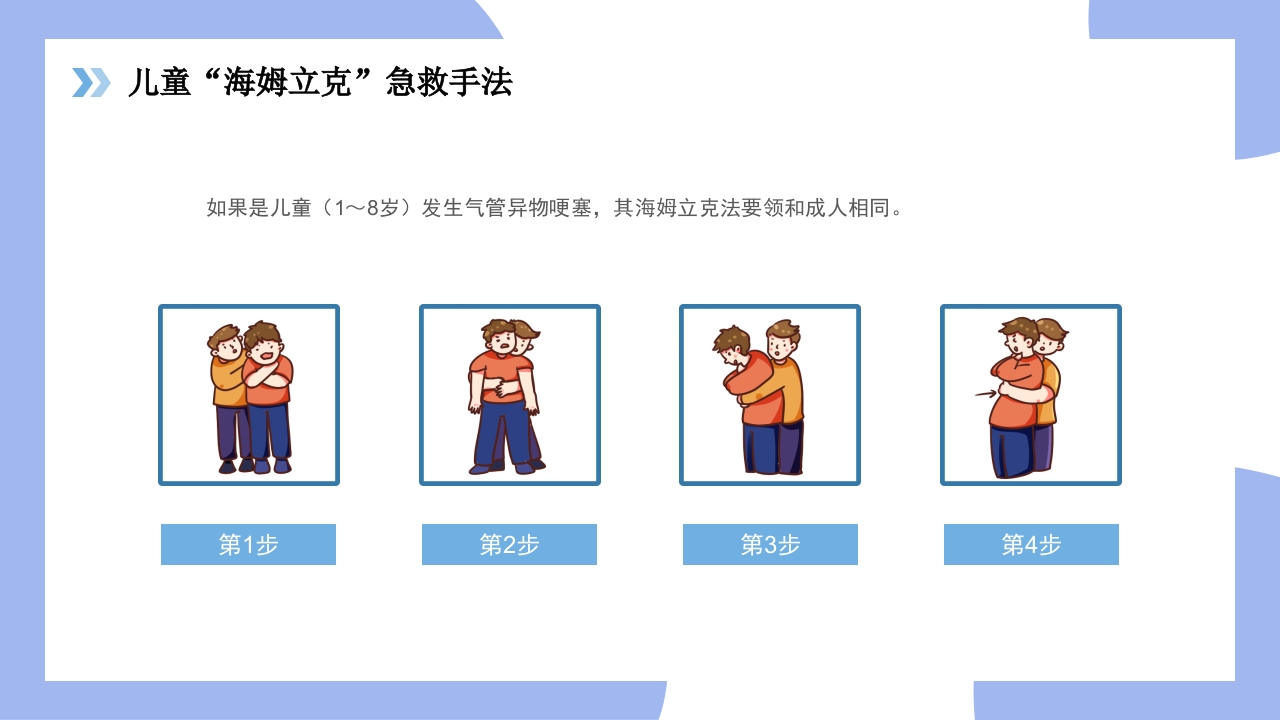 海姆立克急救法医疗知识讲座PPT课件24