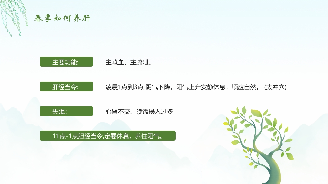 《春养生正当时》春季中医养生介绍PPT课件20