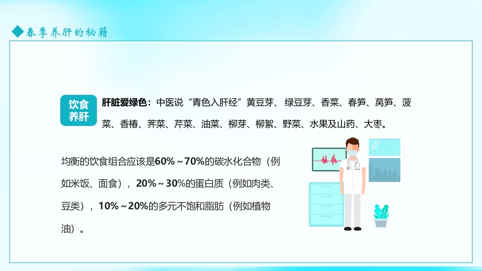 春季养生春季养肝知识讲座PPT课件19