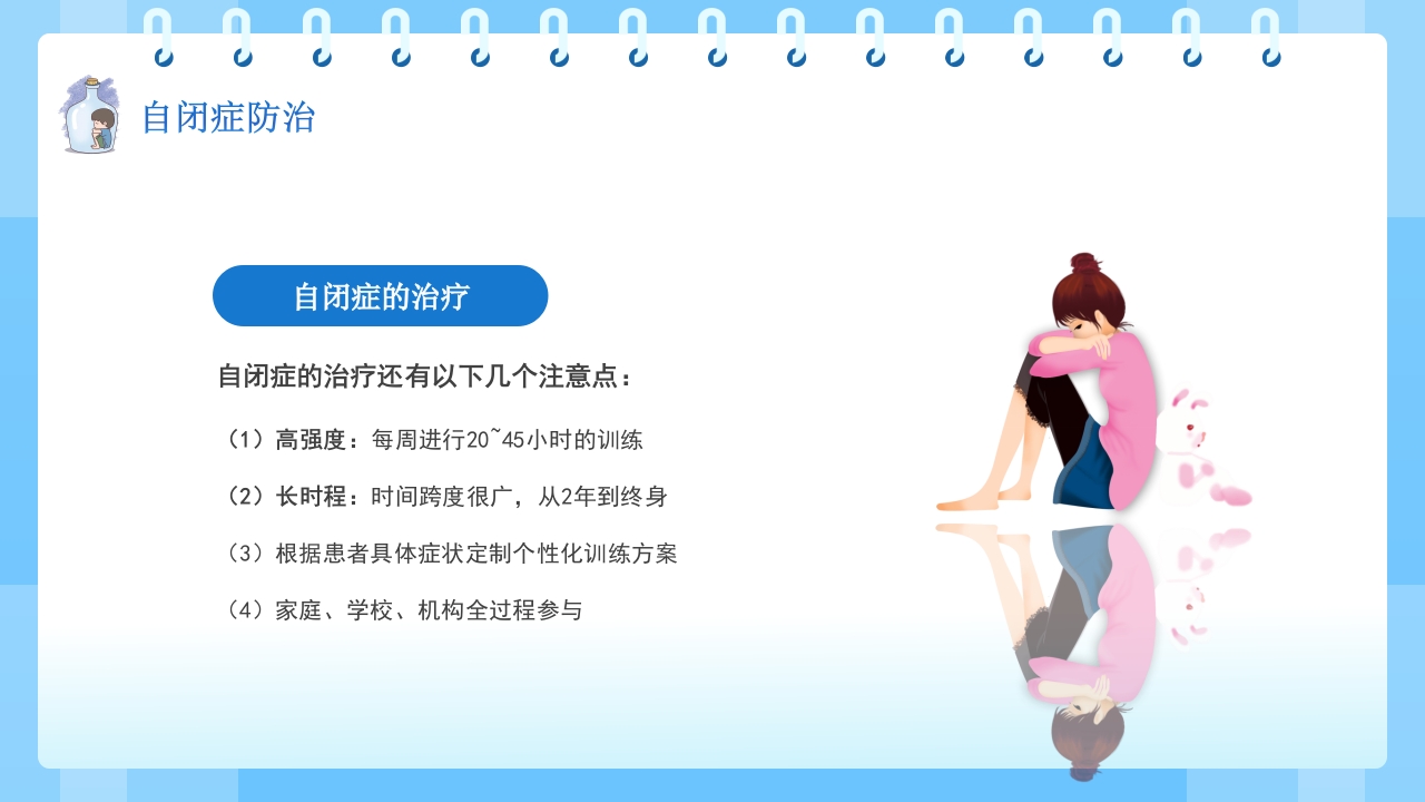 关爱自闭症患者主题班会PPT课件23