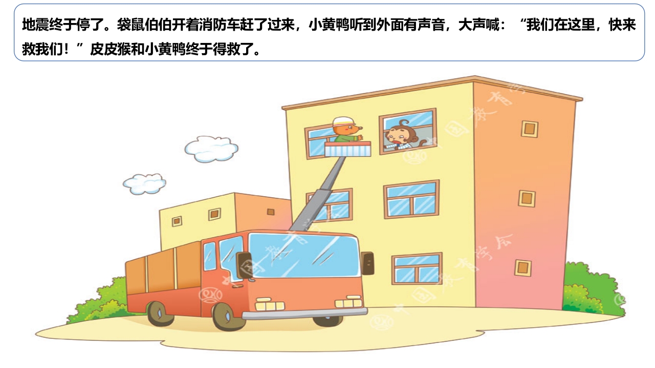 《幼儿安全》地震逃生PPT课件16