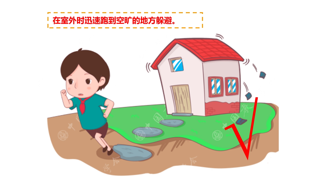 《幼儿安全》地震逃生PPT课件22