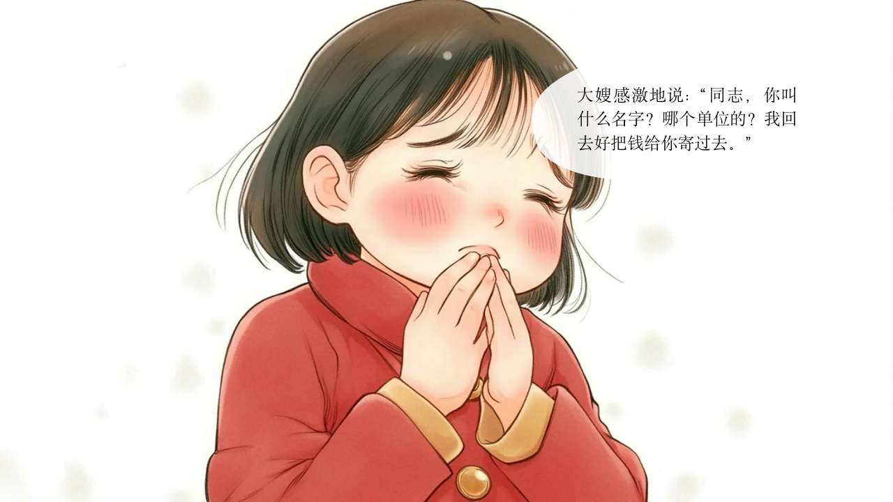 《雷锋的故事》儿童故事绘本幼儿园学雷锋PPT课件11