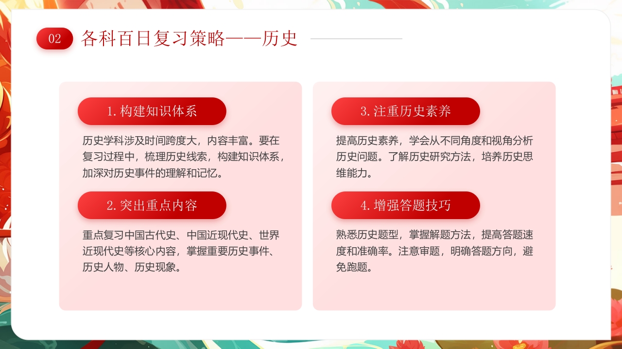 国潮风高考誓师大会PPT课件15