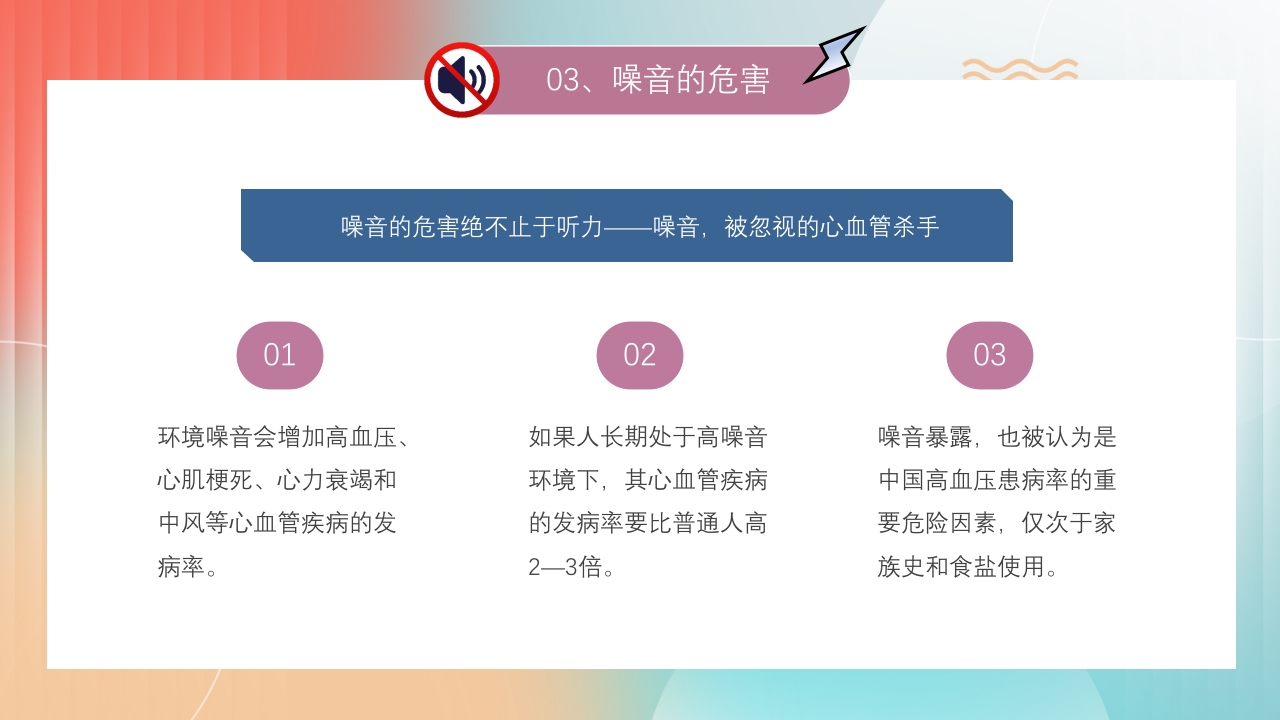 4月16世界噪音日介绍PPT课件12