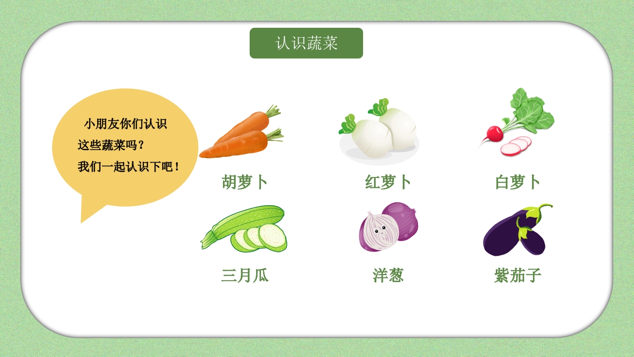 《我和蔬菜做朋友》幼儿园科学教育科普活动PPT课件4