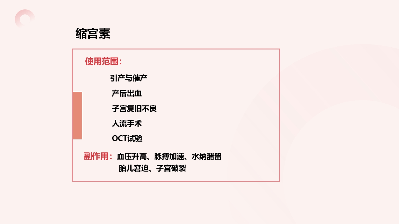 妇科常用专科用药PPT课件18