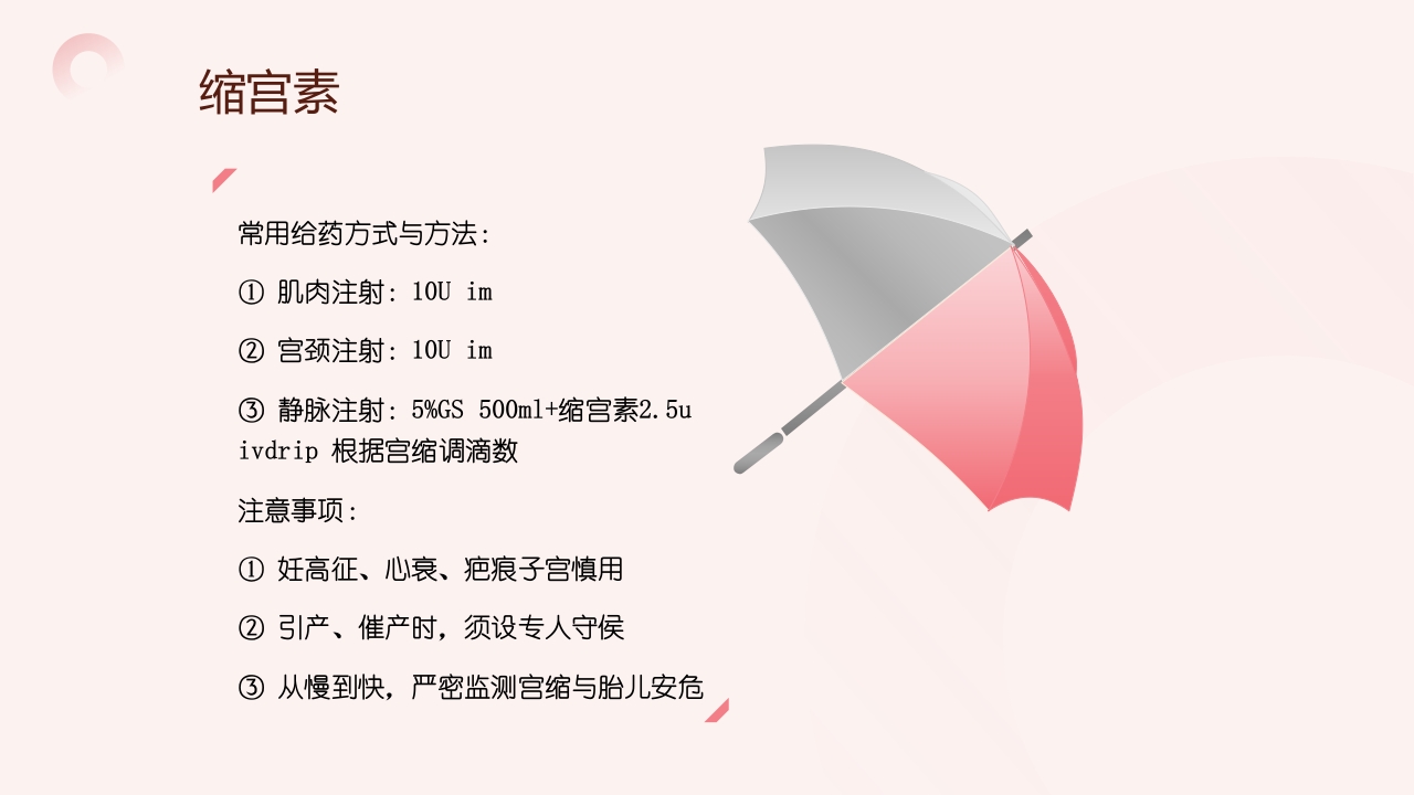 妇科常用专科用药PPT课件19