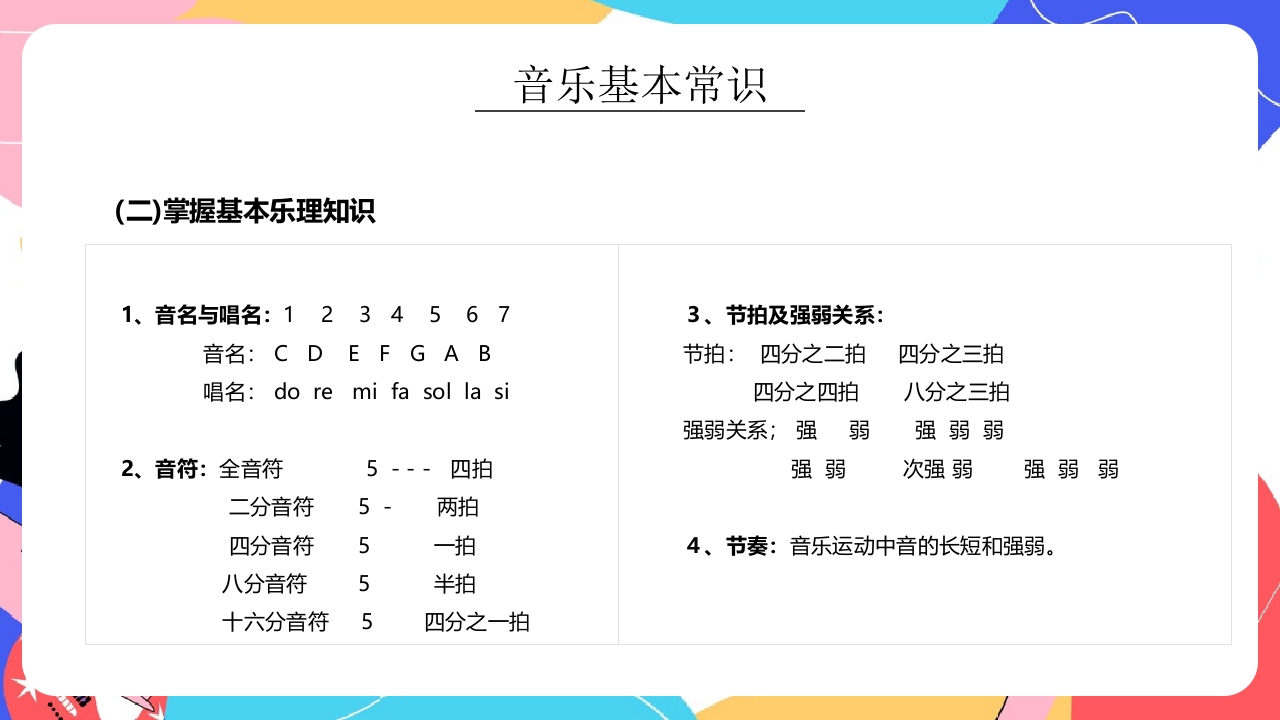 “乘着音乐的翅膀”小学生音乐开学第一课PPT课件26