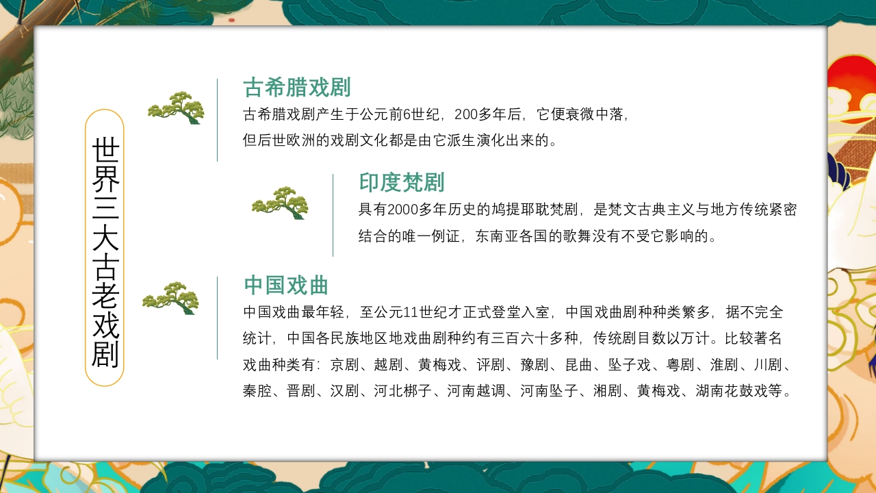 国潮风世界戏剧日PPT课件15