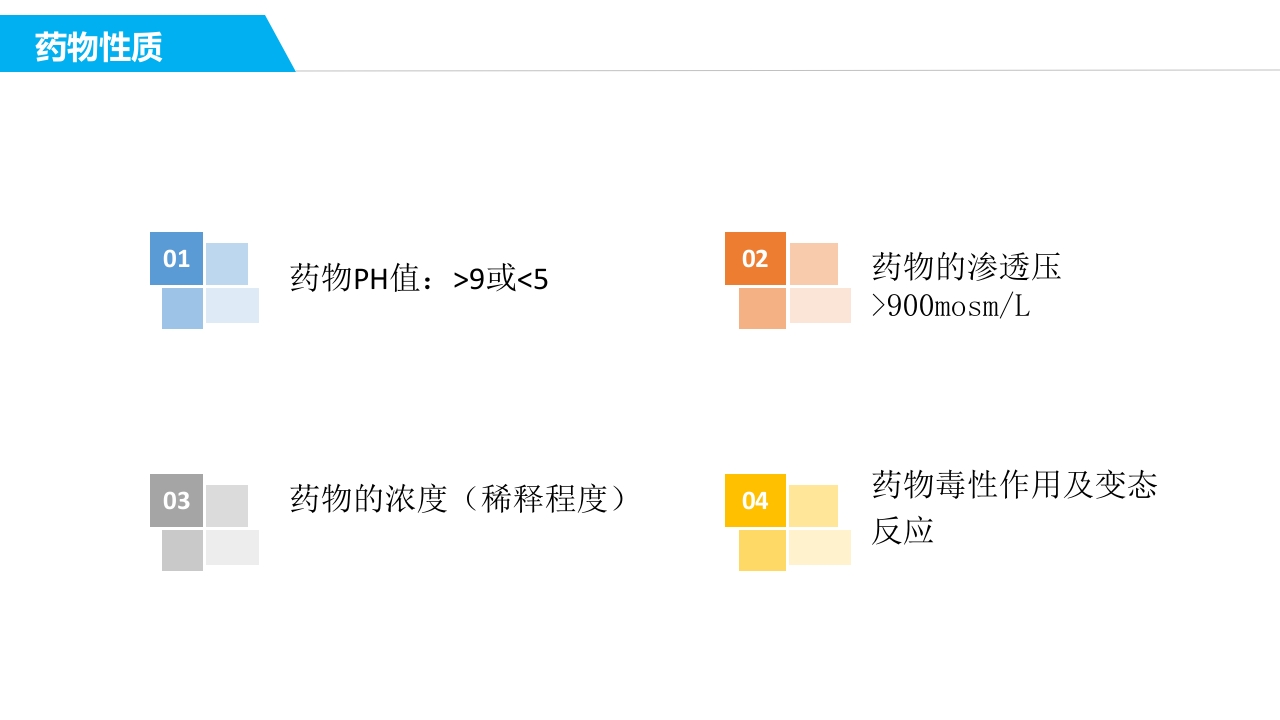 药物外渗和渗出的预防和处理PPT课件17