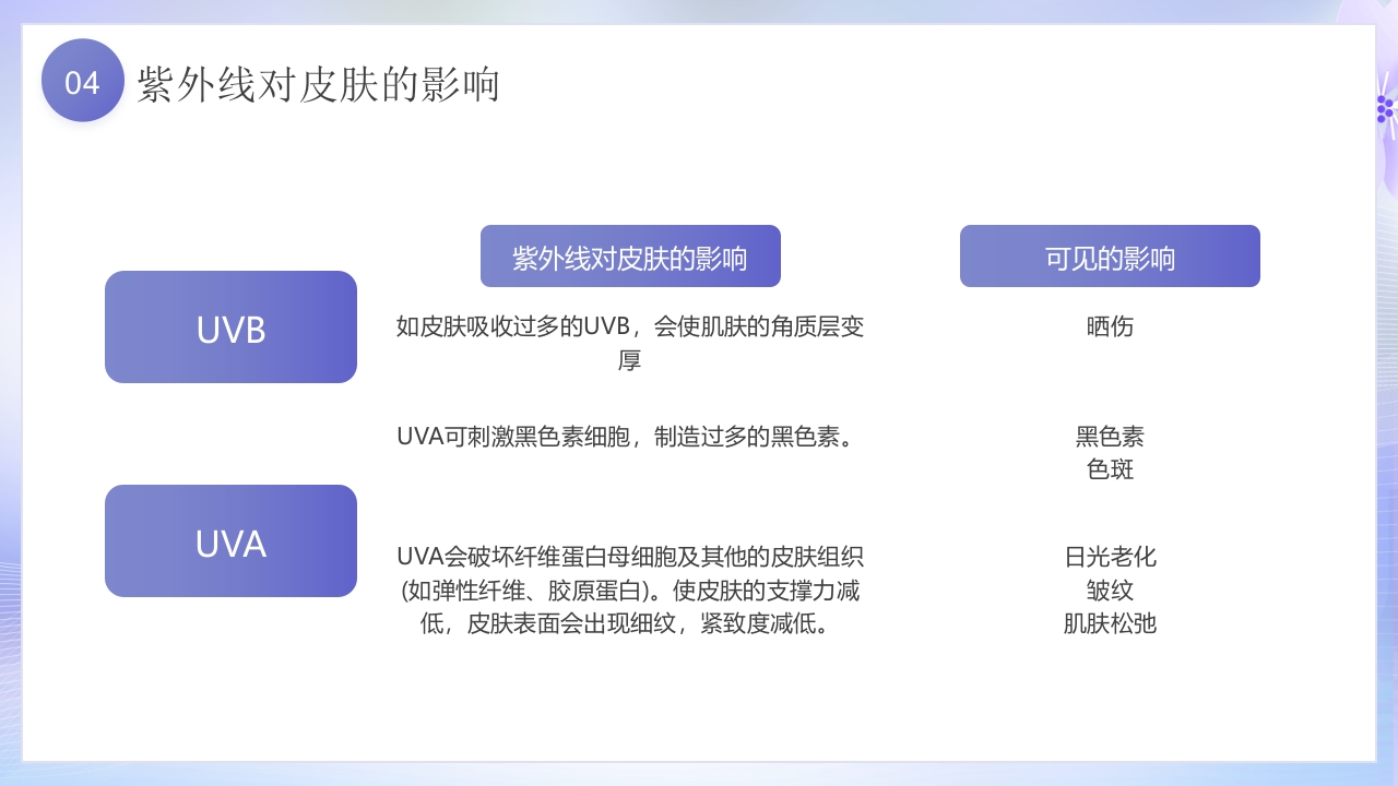 美容护肤基础知识培训PPT课件36