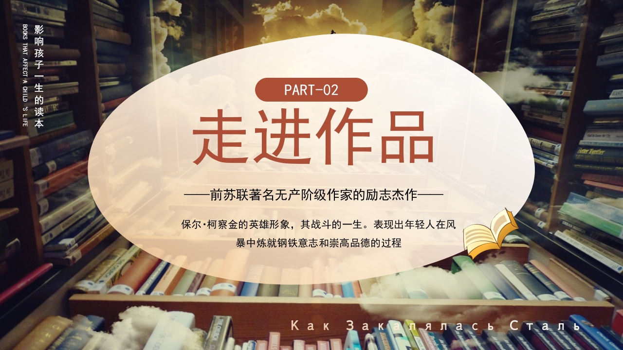 《钢铁是怎样炼成的》好书推荐分享PPT课件11