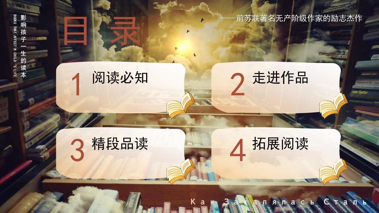 《钢铁是怎样炼成的》好书推荐分享PPT课件2