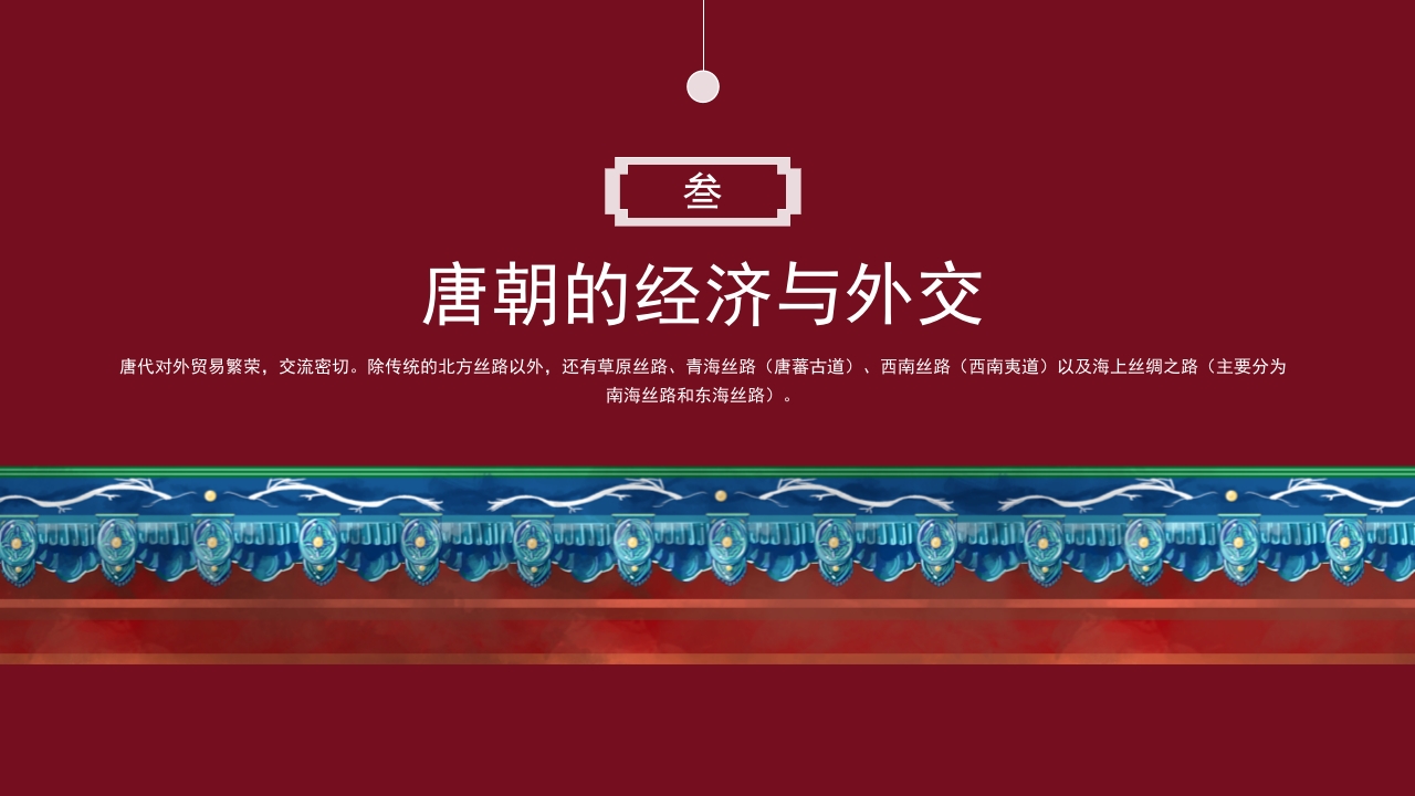 “大唐皇朝”中国历史之唐朝历史知识普及主题教育PPT课件19