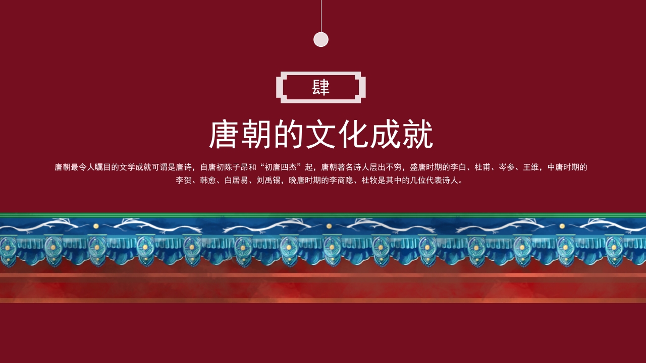 “大唐皇朝”中国历史之唐朝历史知识普及主题教育PPT课件24
