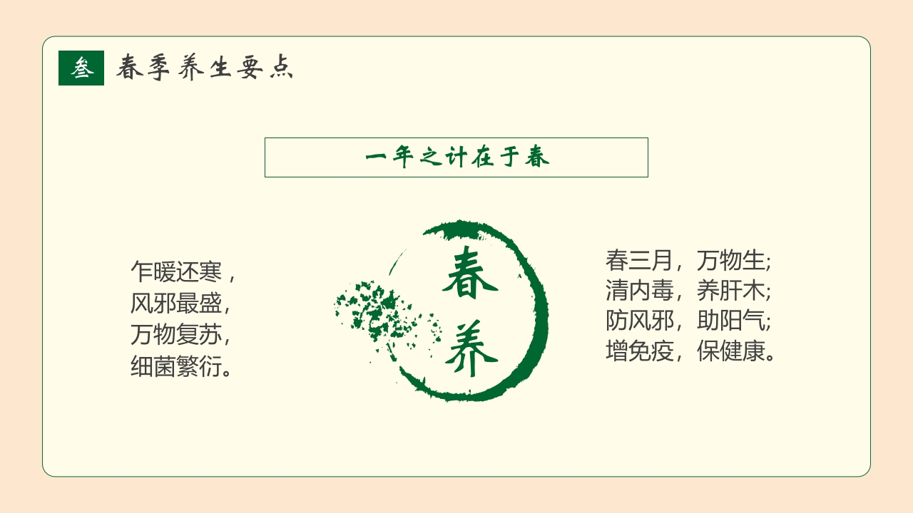 春季养生知识讲座PPT课件17