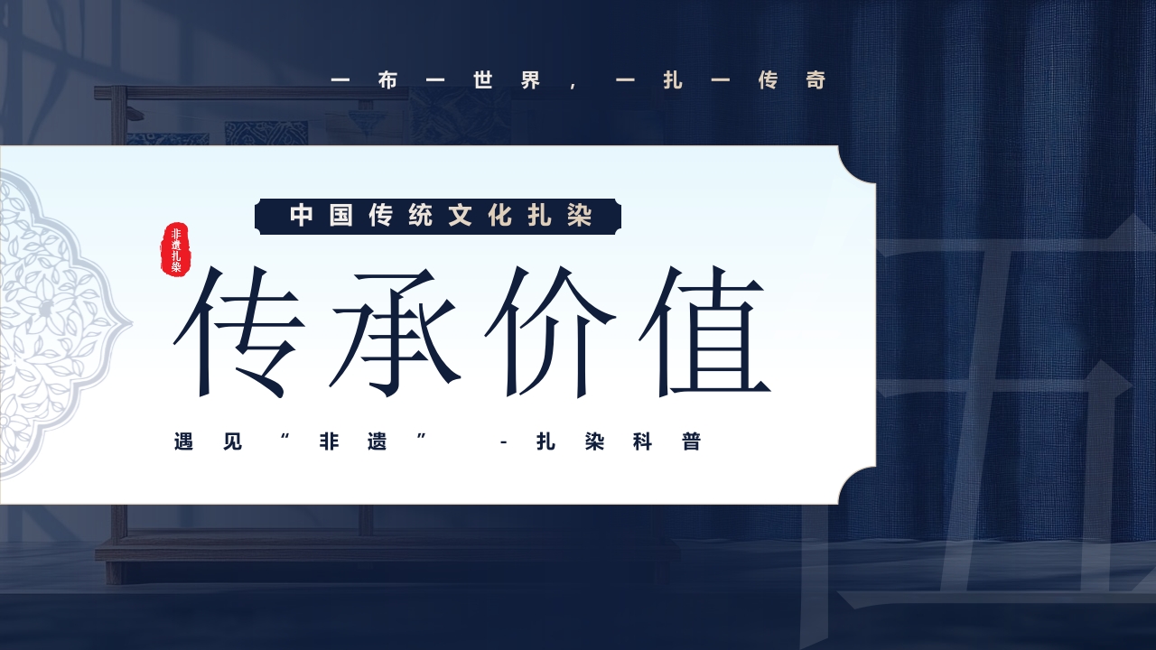 中国传统文化“扎染”介绍PPT课件21