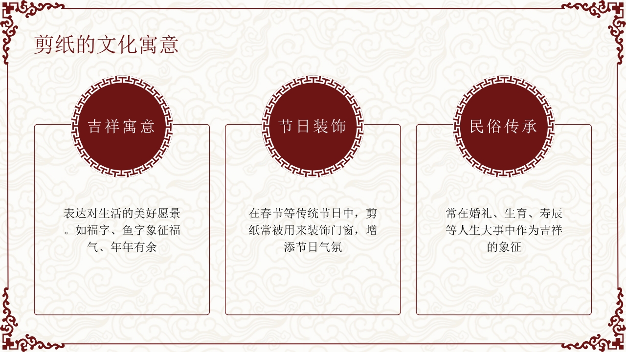 “剪窗花”非遗文化介绍PPT课件20