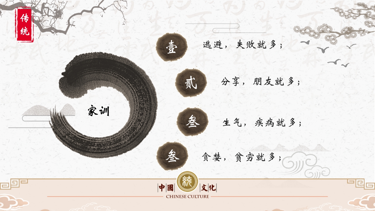 中国传统文化之家风家训PPT课件25