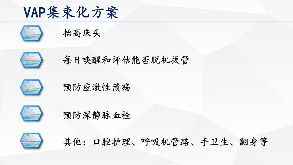 呼吸机相关性肺炎预防和控制措施ppt课件17