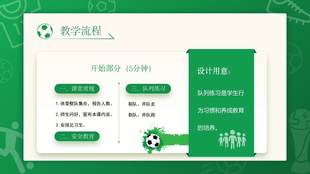 高中体育足球说课PPT课件17