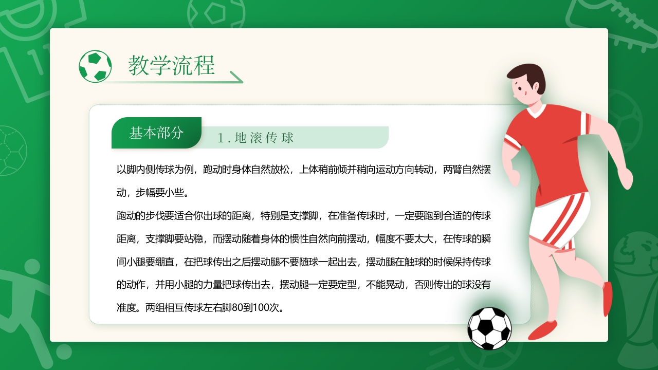 高中体育足球说课PPT课件19