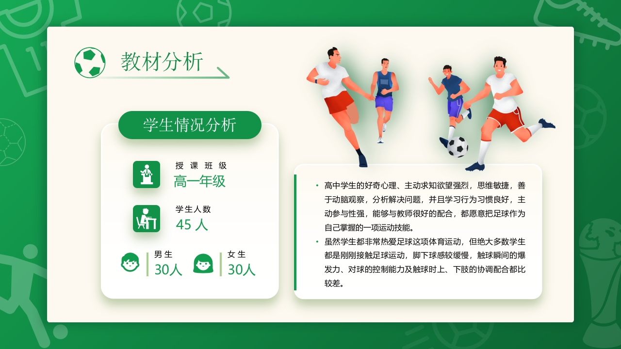 高中体育足球说课PPT课件7